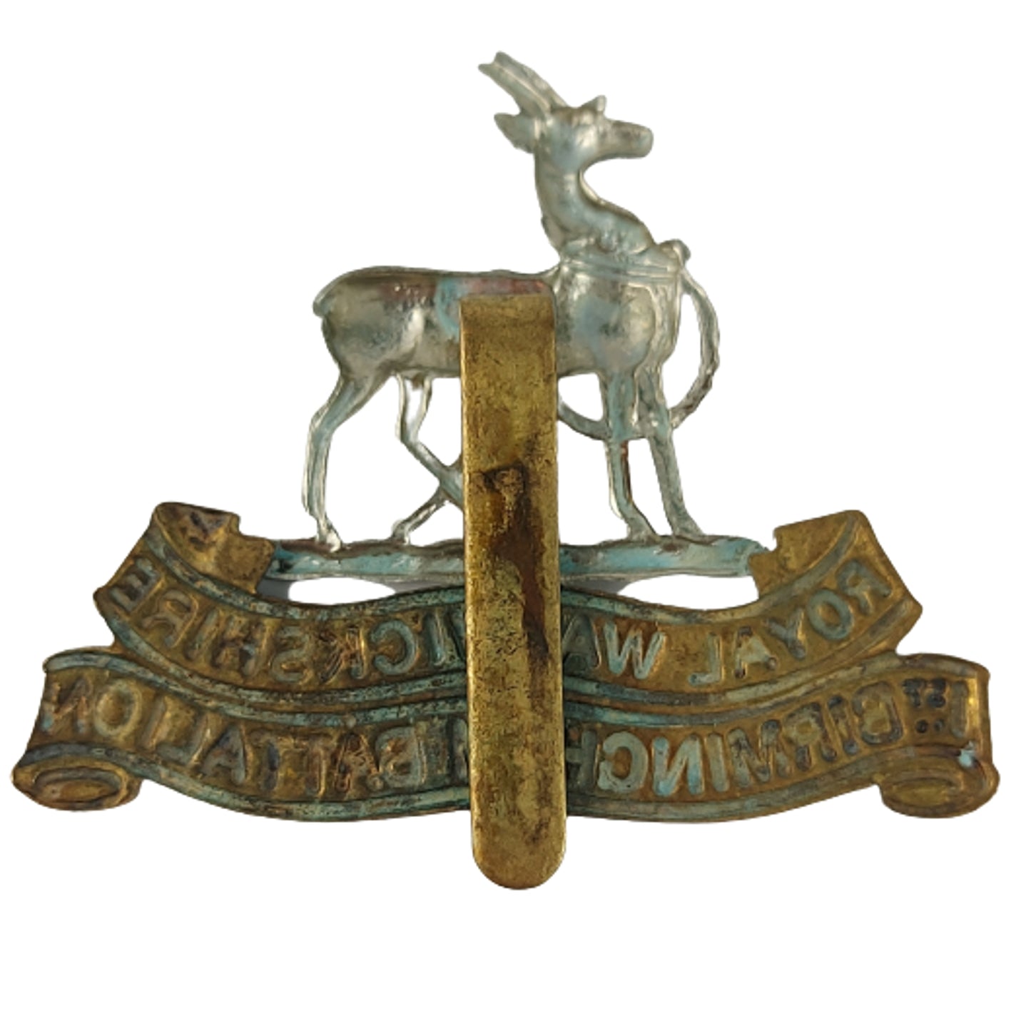 WW1 British Royal Warwickshire 1st Birmingham Battalion Cap Badge