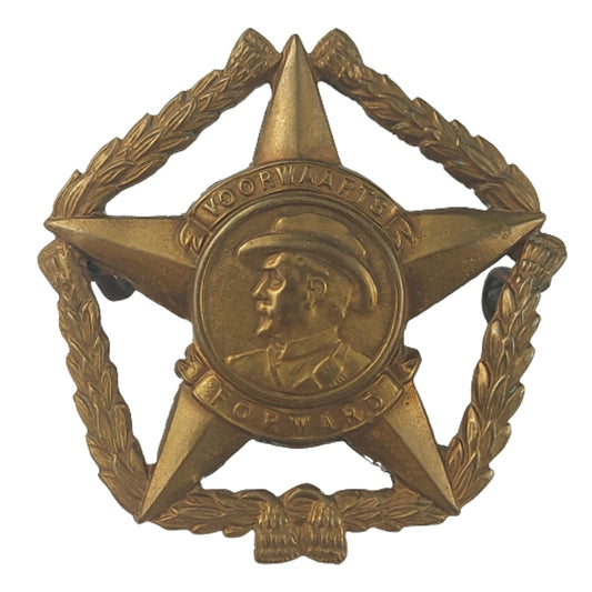 WW2 South Africa Army Woorwaarts Cap Badge