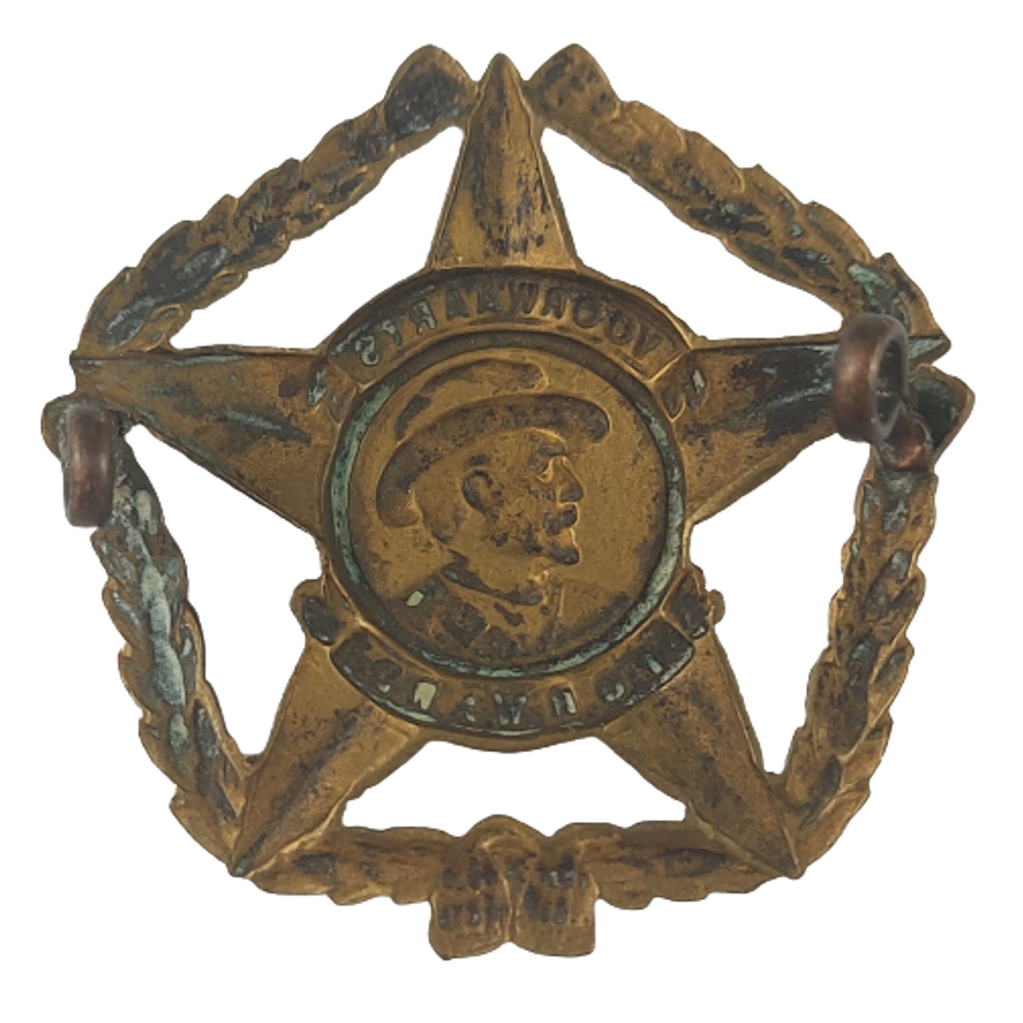 WW2 South Africa Army Woorwaarts Cap Badge