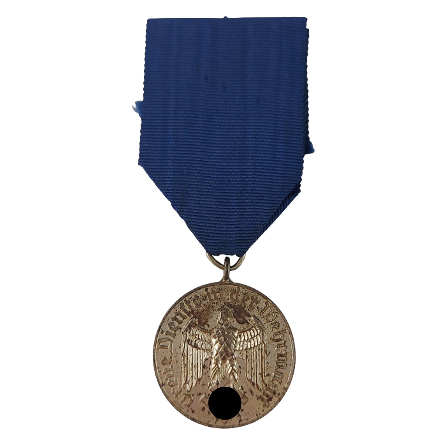 WW2 German 4 Year Long Service Medal With Award Document