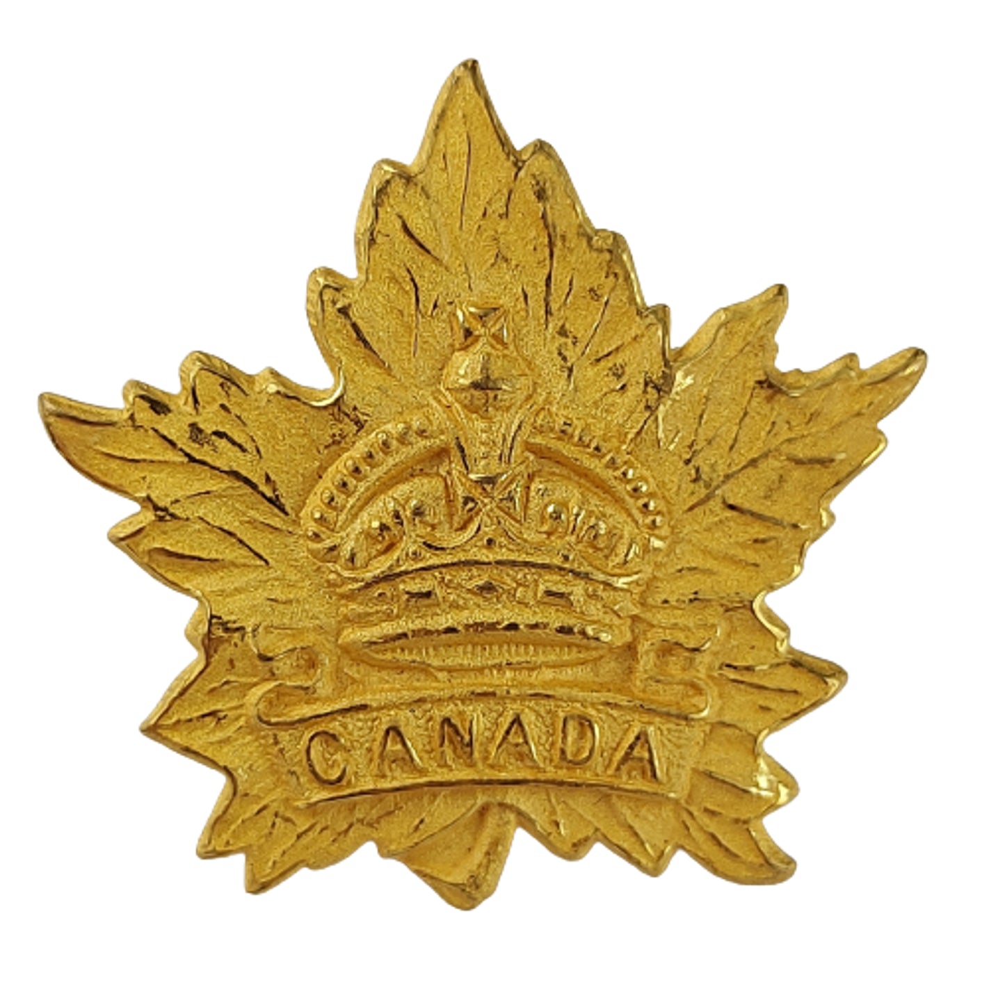 WW2 Canadian Officers General Service Collar Badge - Scully