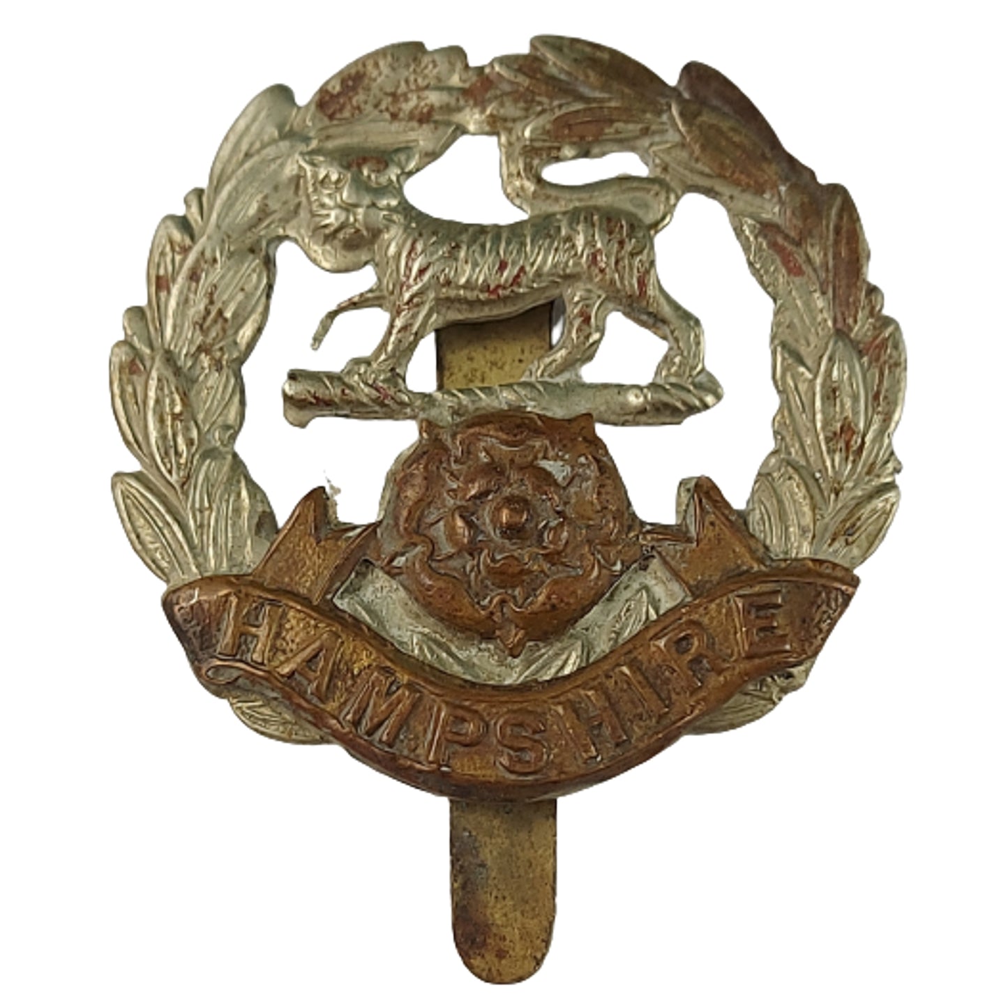 British Royal Hampshire Regiment Cap Badge – Canadian Soldier Militaria