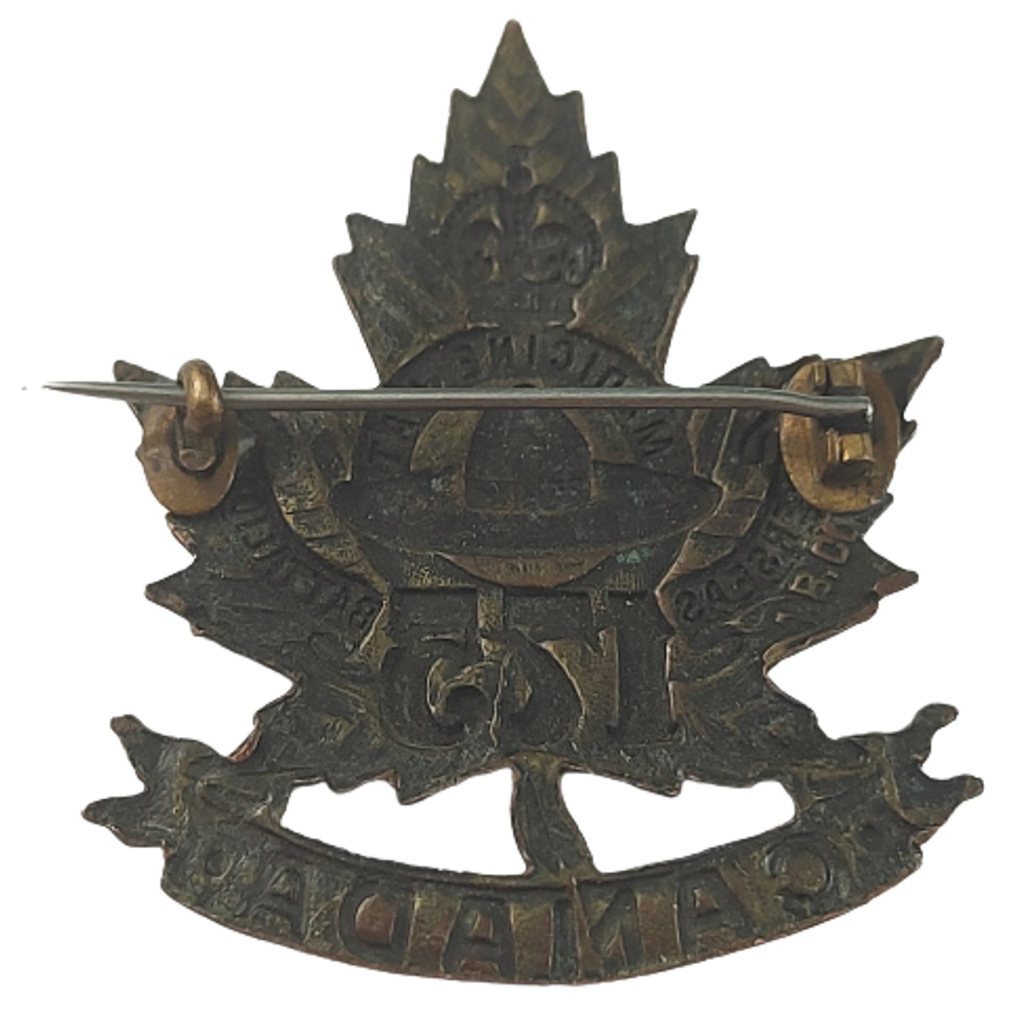 WW1 Canadian 175th Battalion Cap Badge - Medicine Hat Alberta