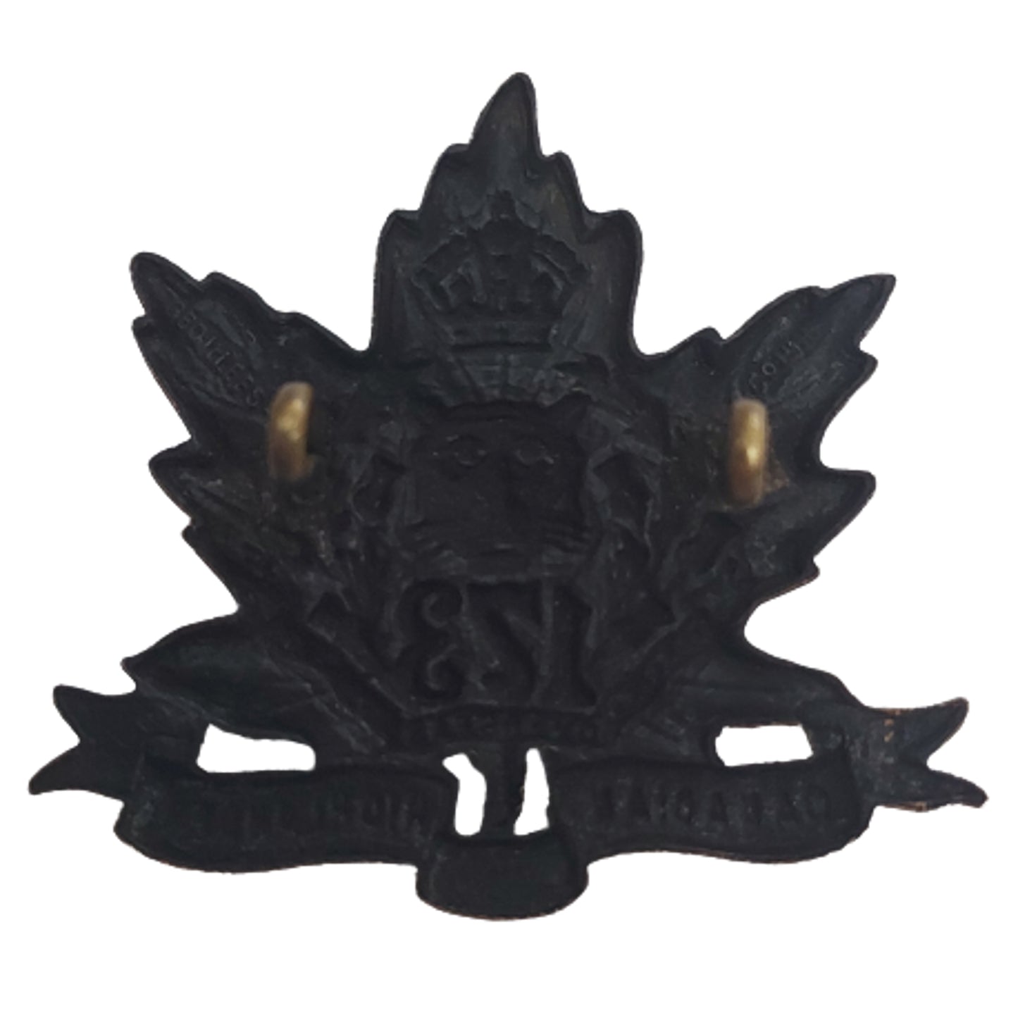WW1 Canadian 173rd Battalion Cap Badge - Canadian Highlanders - Geo. Lees 1916
