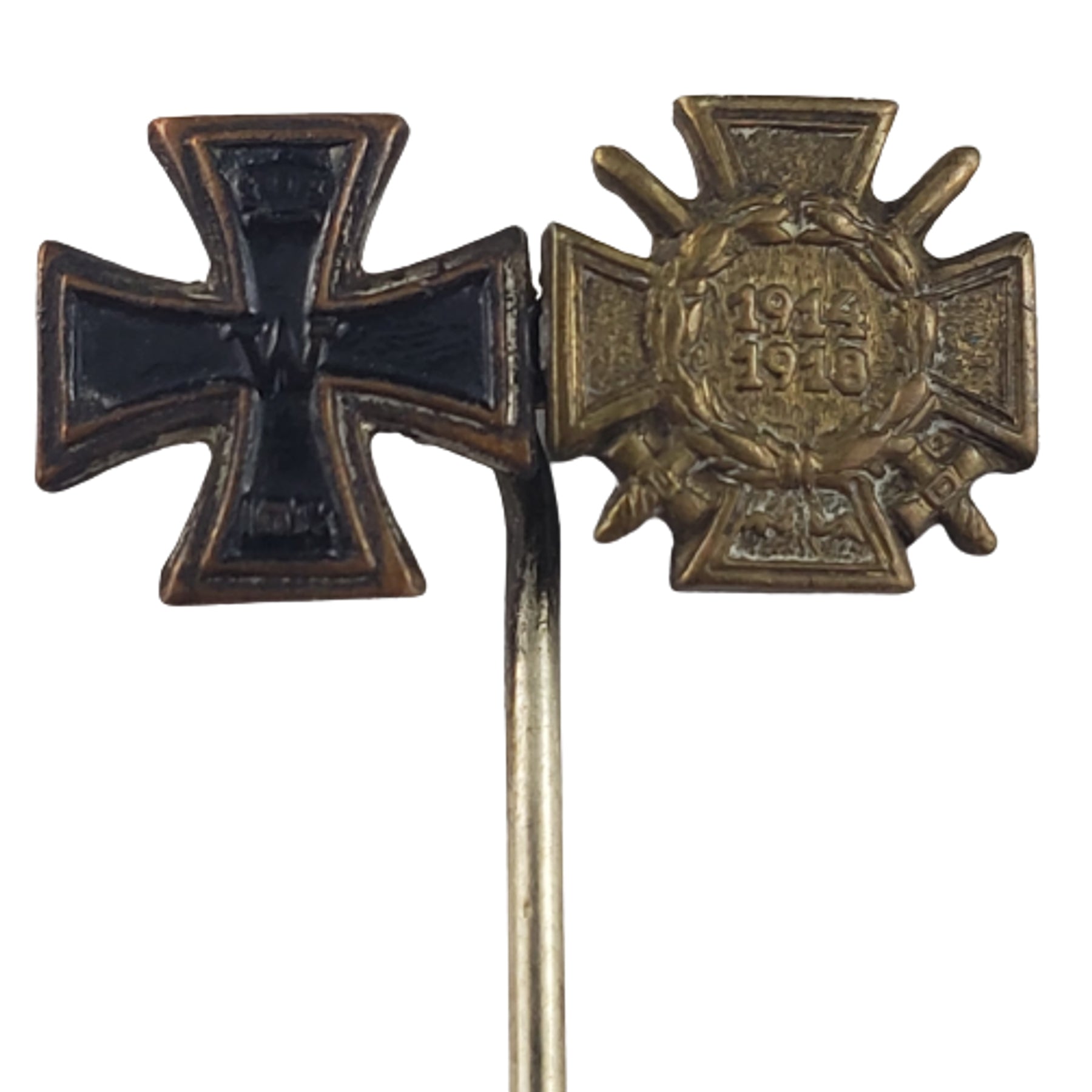 WW1 German Iron Cross - 1914-1918 Cross Lapel Pin