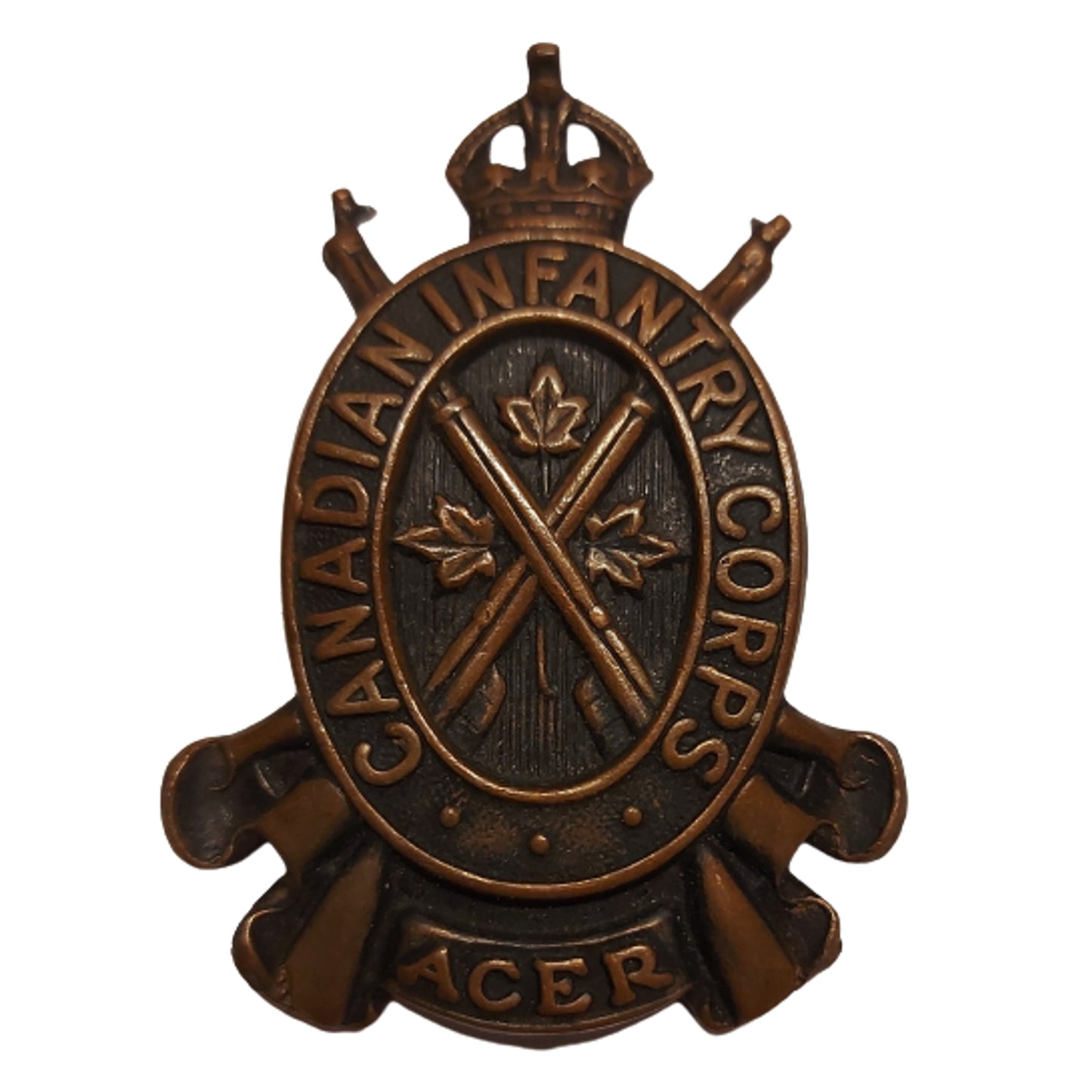 WW2 Infantry Training Corps Cap Badge