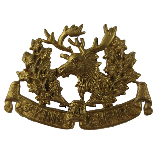 WW1 16 CLH 16th Canadian Light Horse Cap Badge - Hicks & Sons