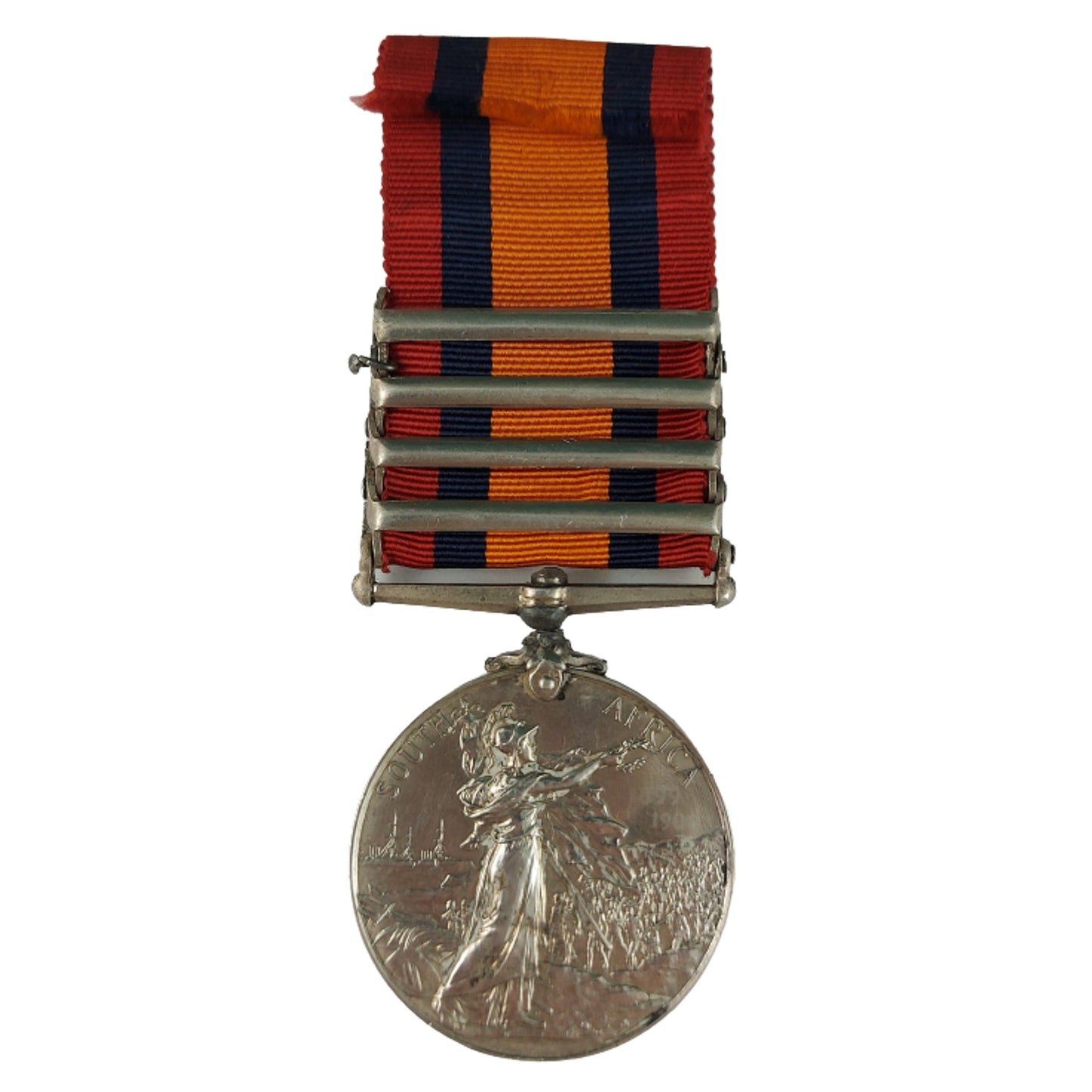 Pre-WW1 British QSA Queen's South Africa Medal - Volunteer Company Loyal North Lancashire Regiment