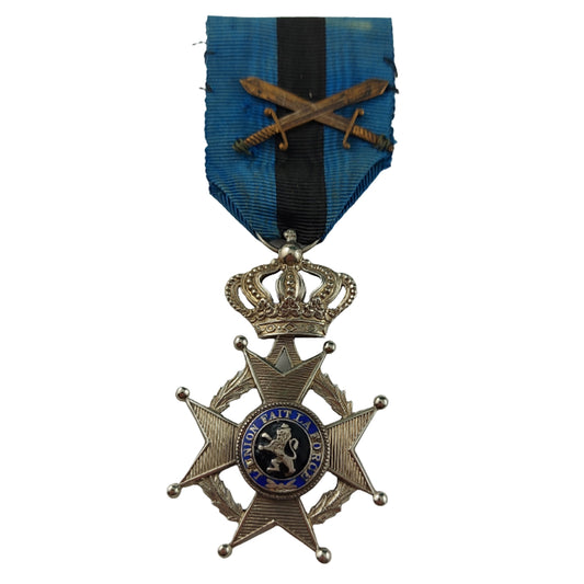 Pre-WW1 Belgium The Order of Leopold II 5th Class Knights Medal