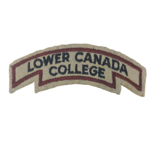 Lower Canada College Cloth Shoulder Title