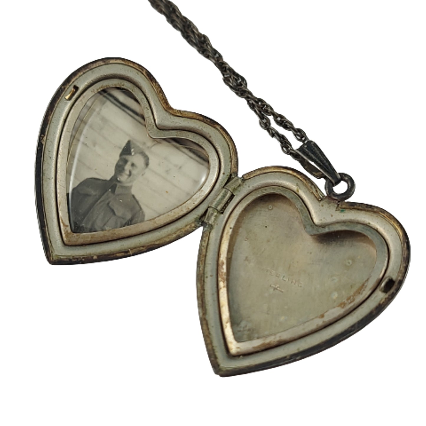 WW2 Canadian South Saskatchewan Regiment Sterling Sweetheart Locket Wi ...