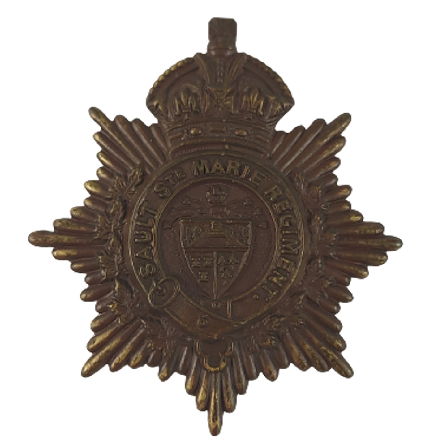 WW2 Canadian Sault Ste. Marie Regiment Cap Badge