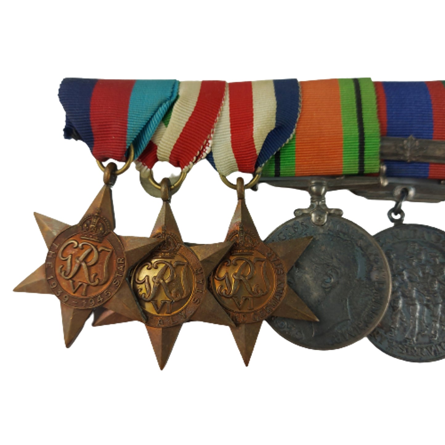 WW2 Canadian Medal Set With Photograph - Camerons Of Canada