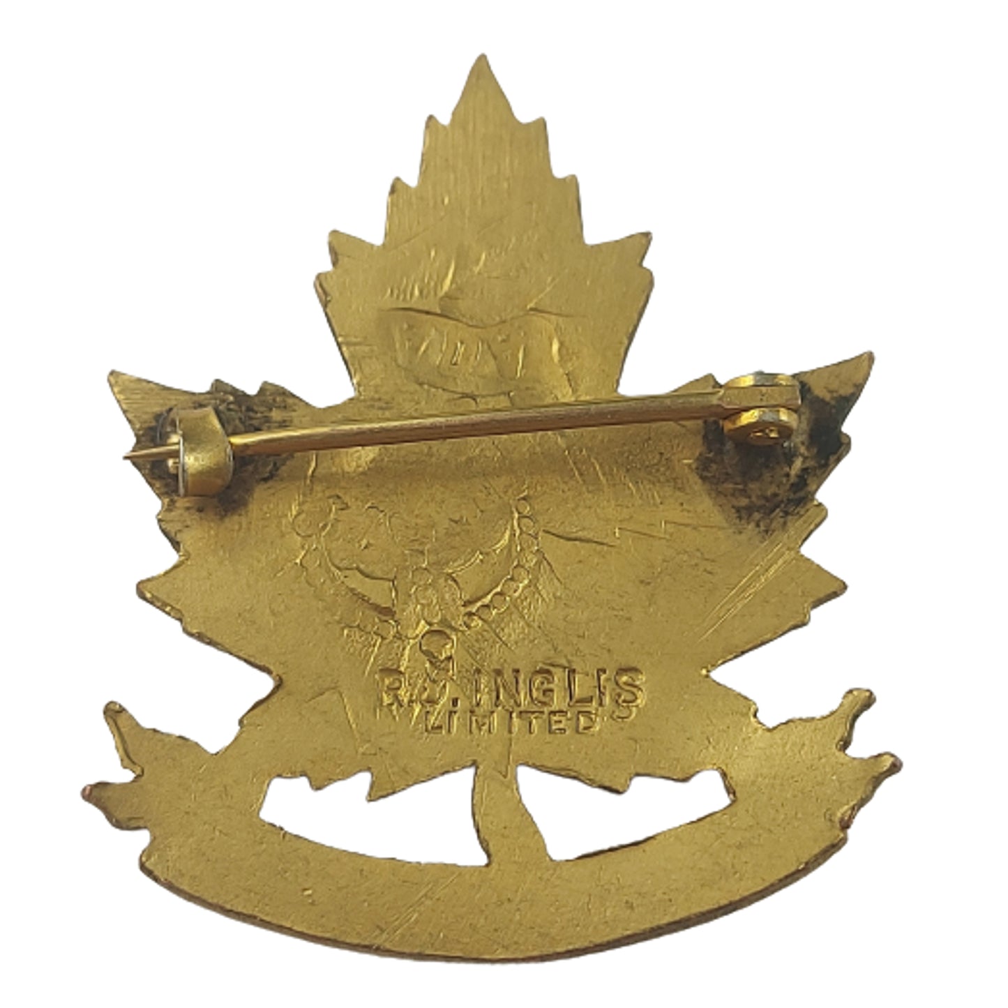 WW1 Canadian 51st Battalion Cap Badge - Edmonton Alberta - R.J. Inglis