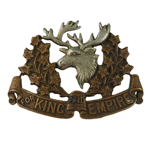 WW1 16 CLH 16th Canadian Light Horse Officer's Cap Badge