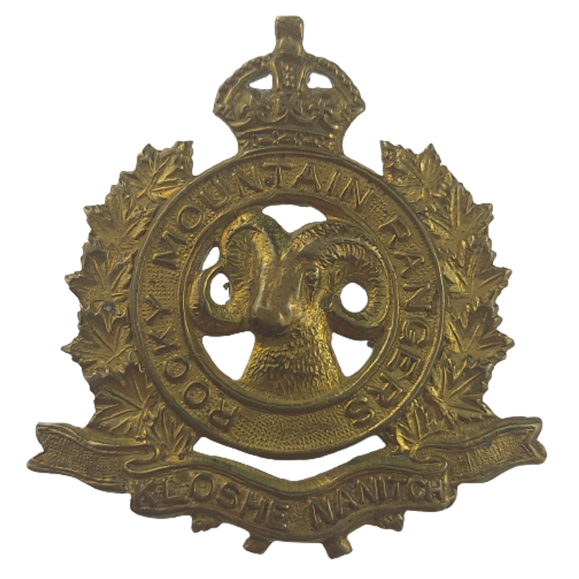 WW2 Canadian Rocky Mountain Rangers Cap Badge – Canadian Soldier Militaria
