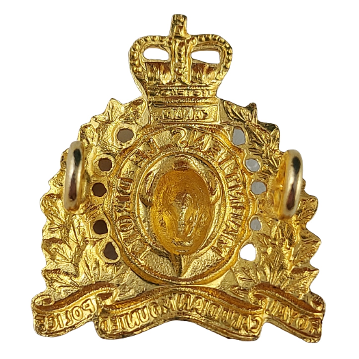 RCMP Royal Canadian Mounted Police Collar Badge