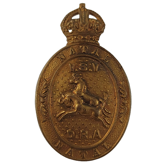 WW2 South Africa The Natal Defense Rifle Association Cap Badge