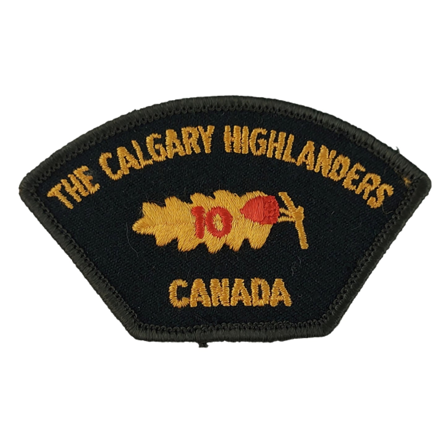 Post-WW2 Calgary Highlanders Cloth Shoulder Title