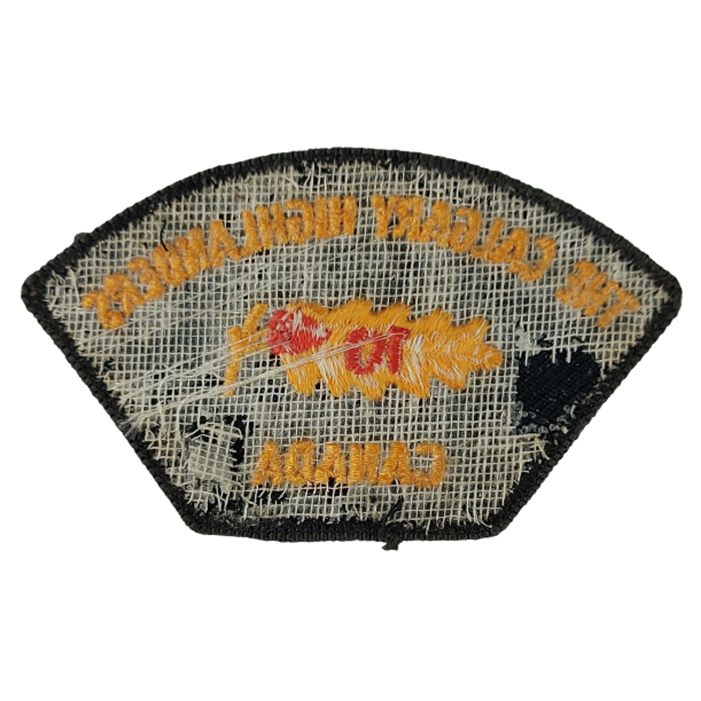 Post WW2 Calgary Highlanders Cloth Shoulder Title