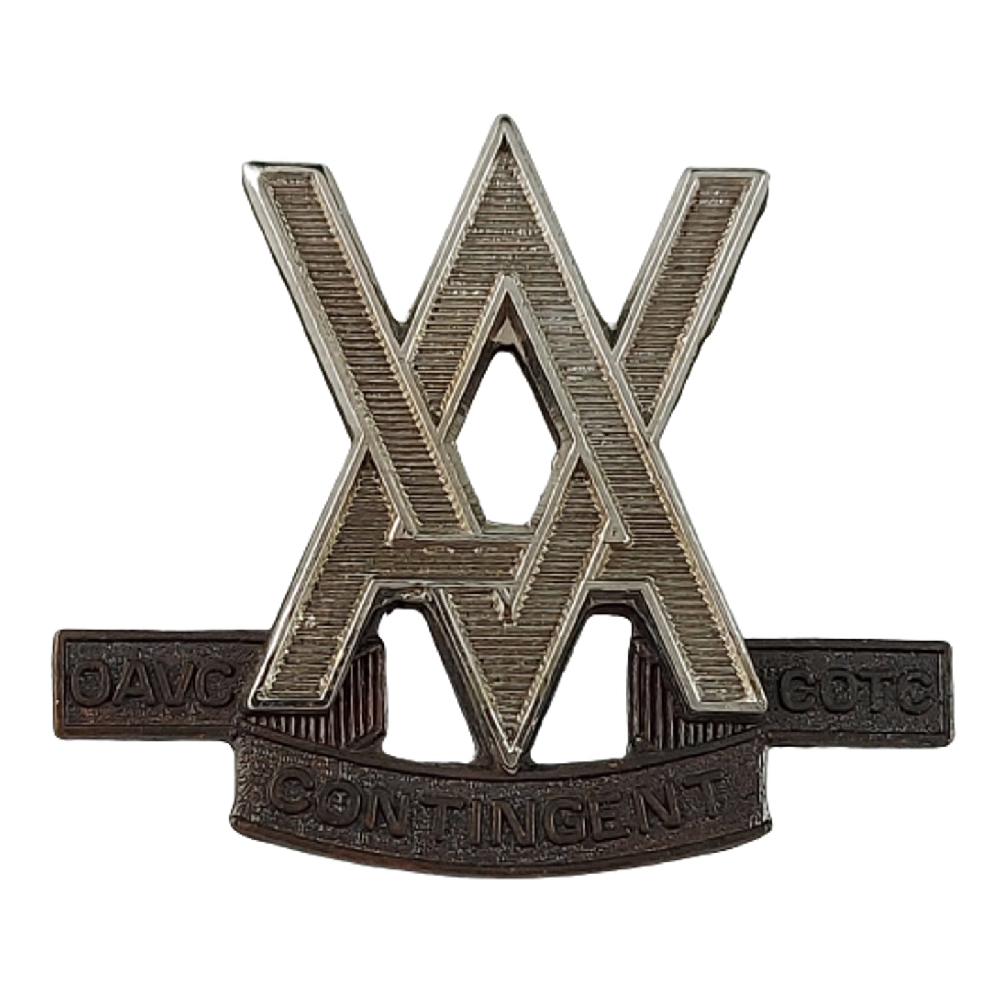 WW1 COTC Canadian Officers Training Corps Contingent Cap Badge