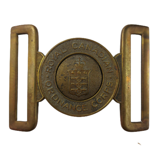 Post-WW2 RCOC Royal Canadian Ordnance Corps Belt Buckle - Scully Montreal