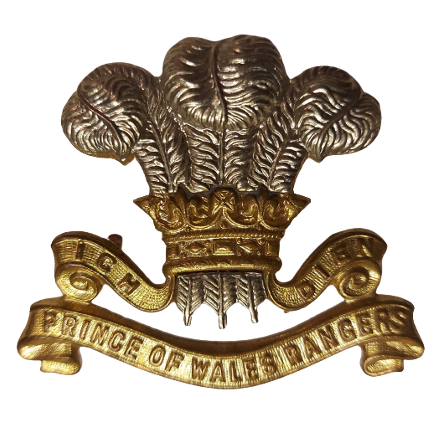 WW2 Canadian Prince Of Wales Rangers Peterborough Cap Badge