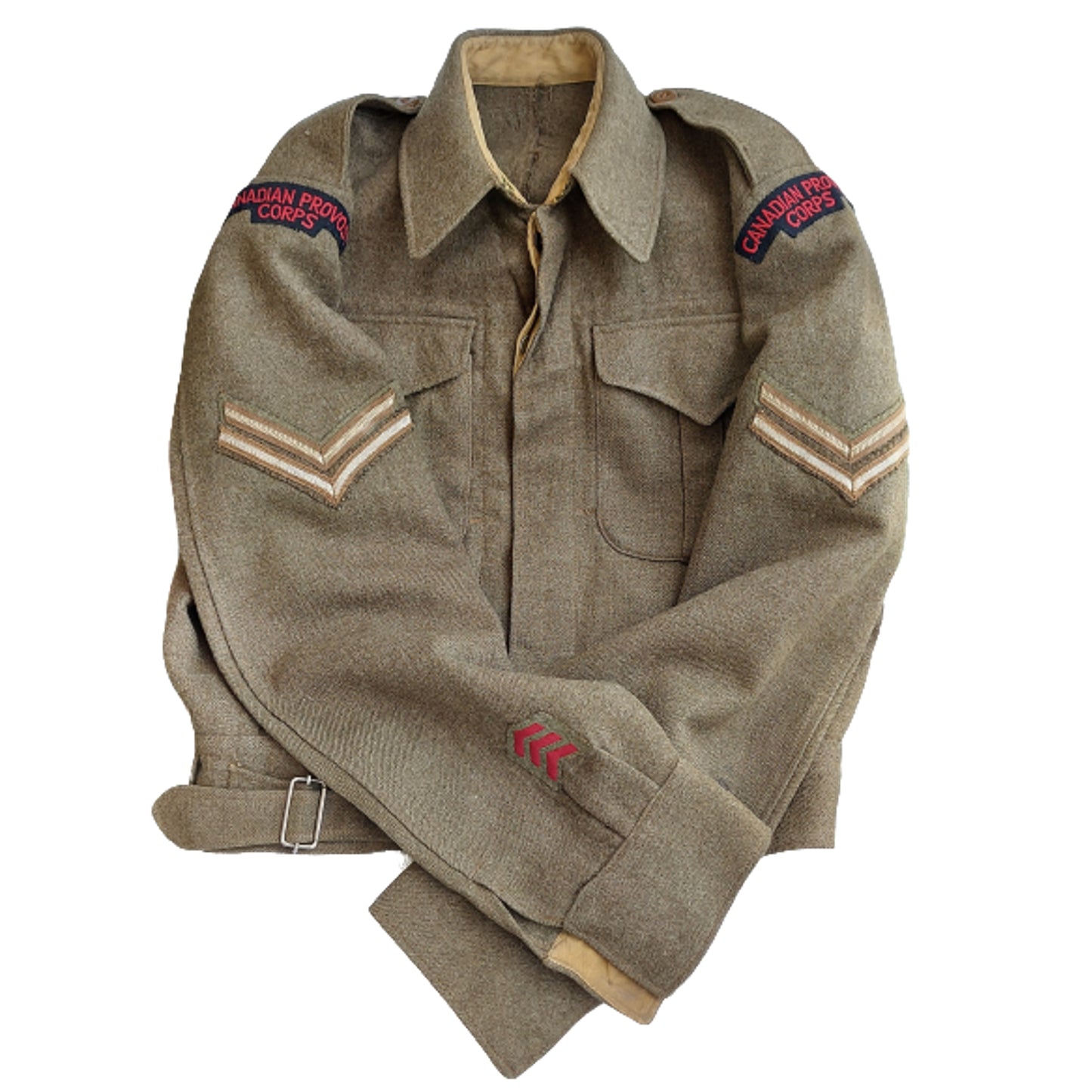 WW2 Canadian Provost Corps BD Battle Dress Tunic 1943 Size 16