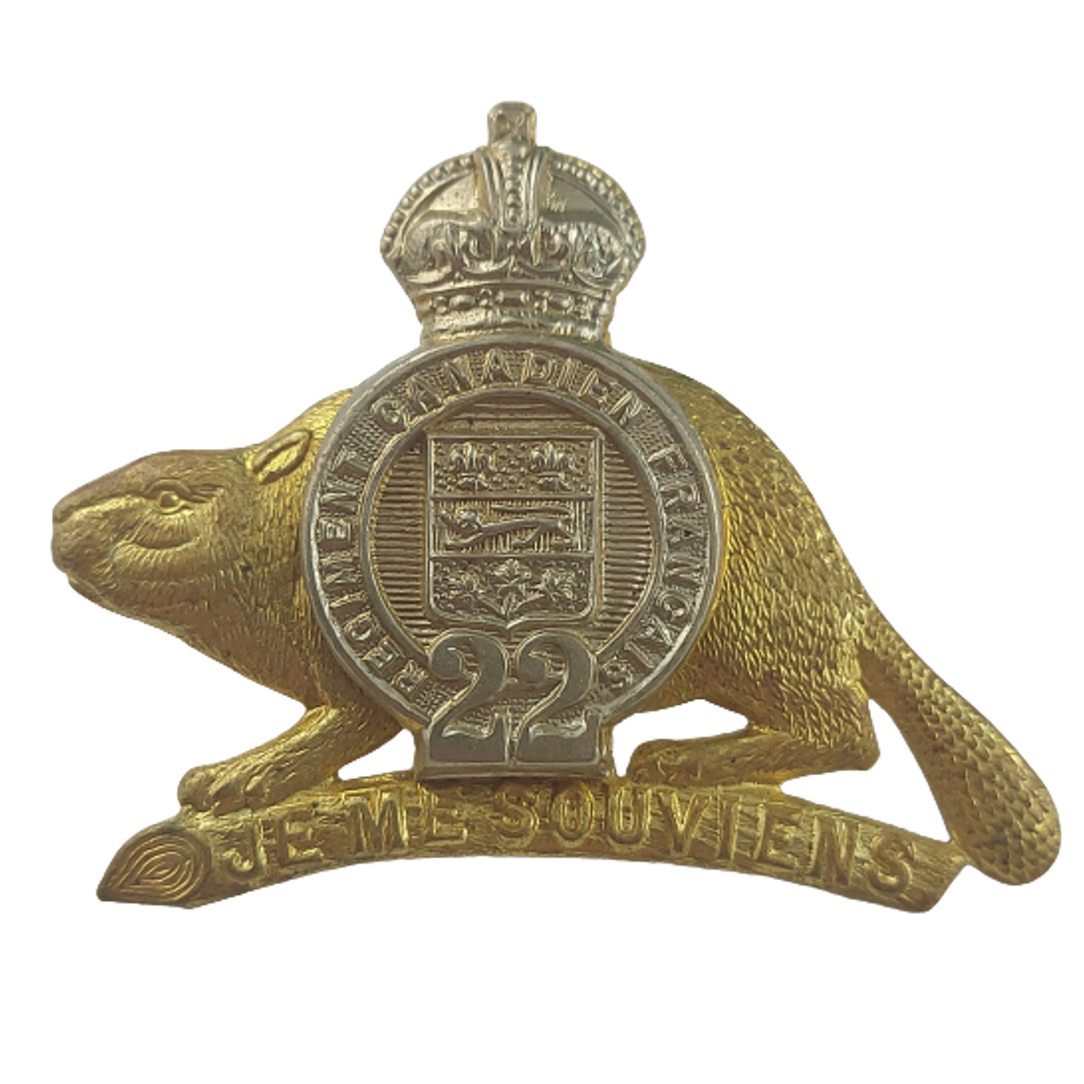 WW2 Canadian R22R Royal 22nd Regiment Cap Badge – Canadian Soldier ...