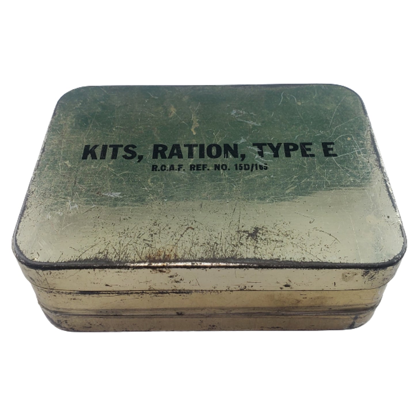 WW2 RCAF Royal Canadian Air Force Type E Ration Tin