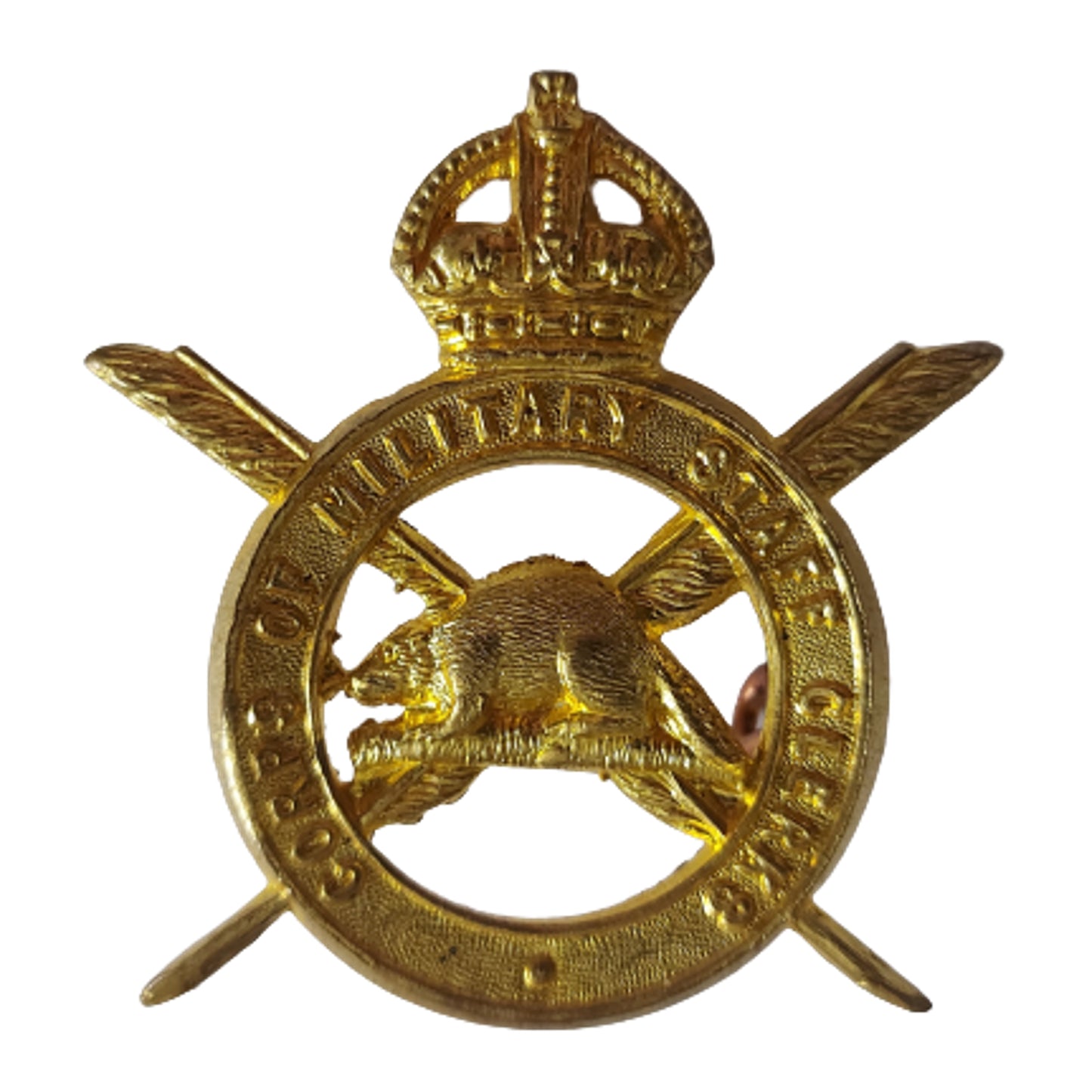 WW2 Canadian Corps of Military Staff Clerks Cap Badge