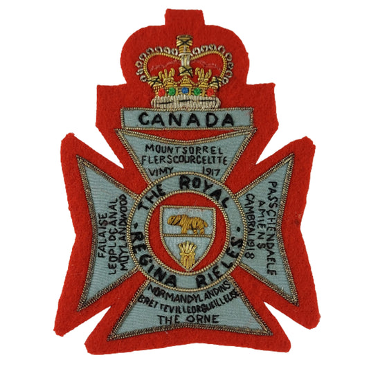The Royal Regina Rifles Blazer Crest
