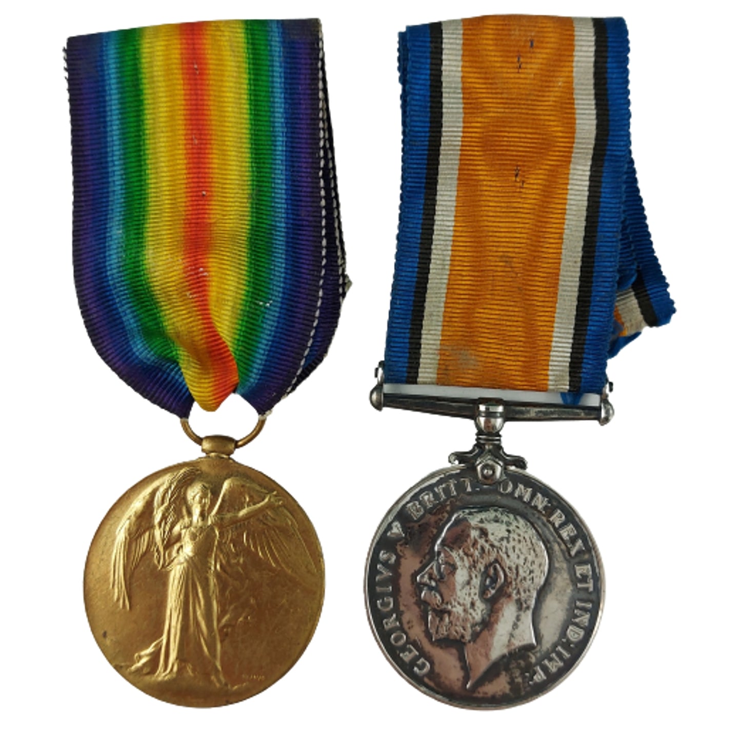 WW1 Medal Pair 42nd Battalion - Royal Highlanders Of Canada