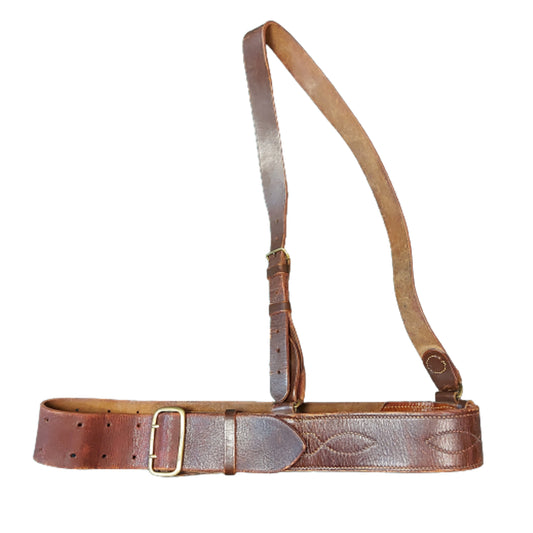 Sam Browne Belt And Cross Strap