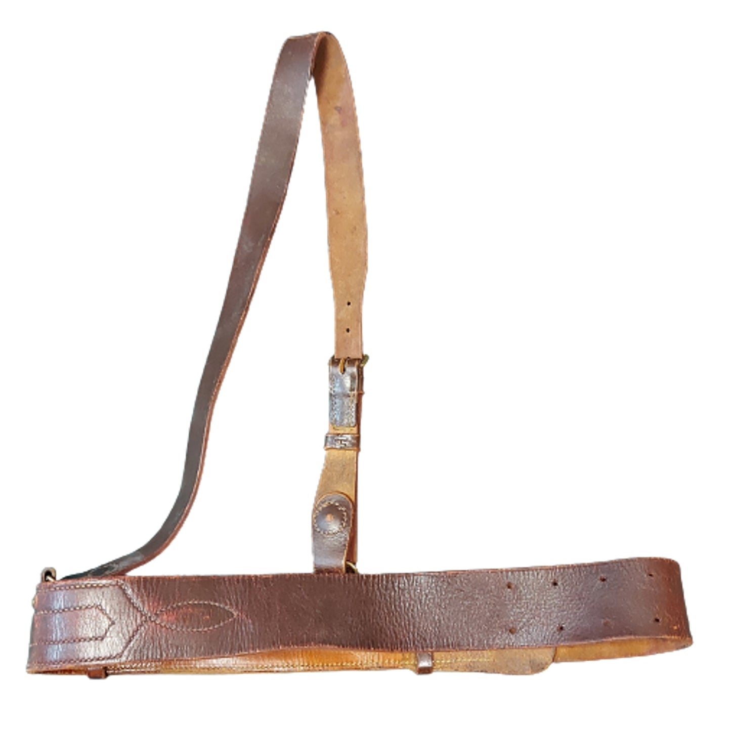 Sam Browne Belt And Cross Strap