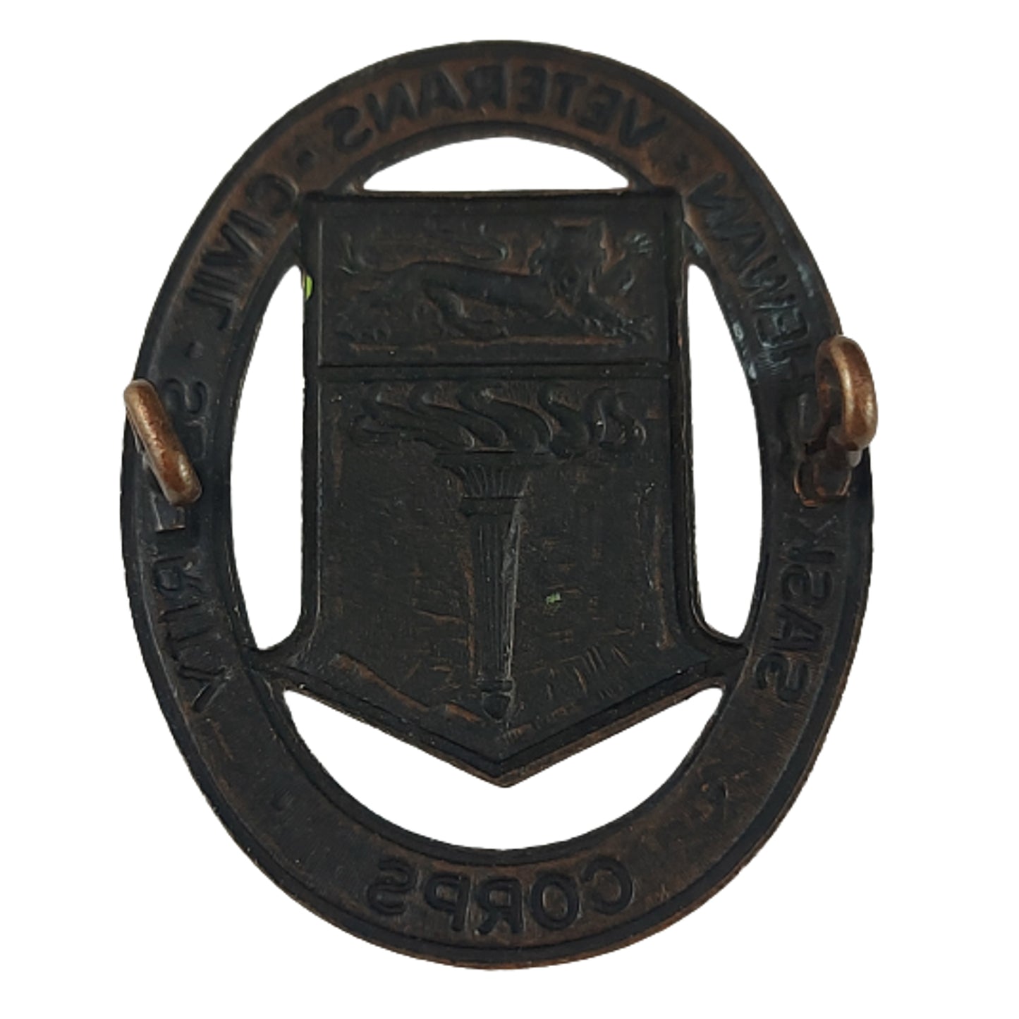 WW2 Saskatchewan Veterans Civil Security Corps Cap Badge