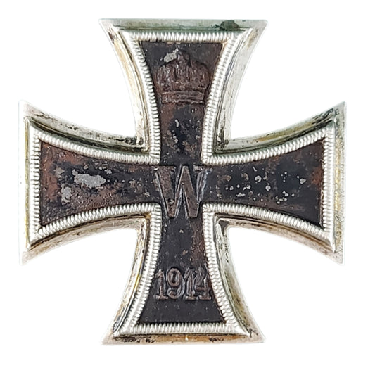 WW1 German First Class Iron Cross With Inscription