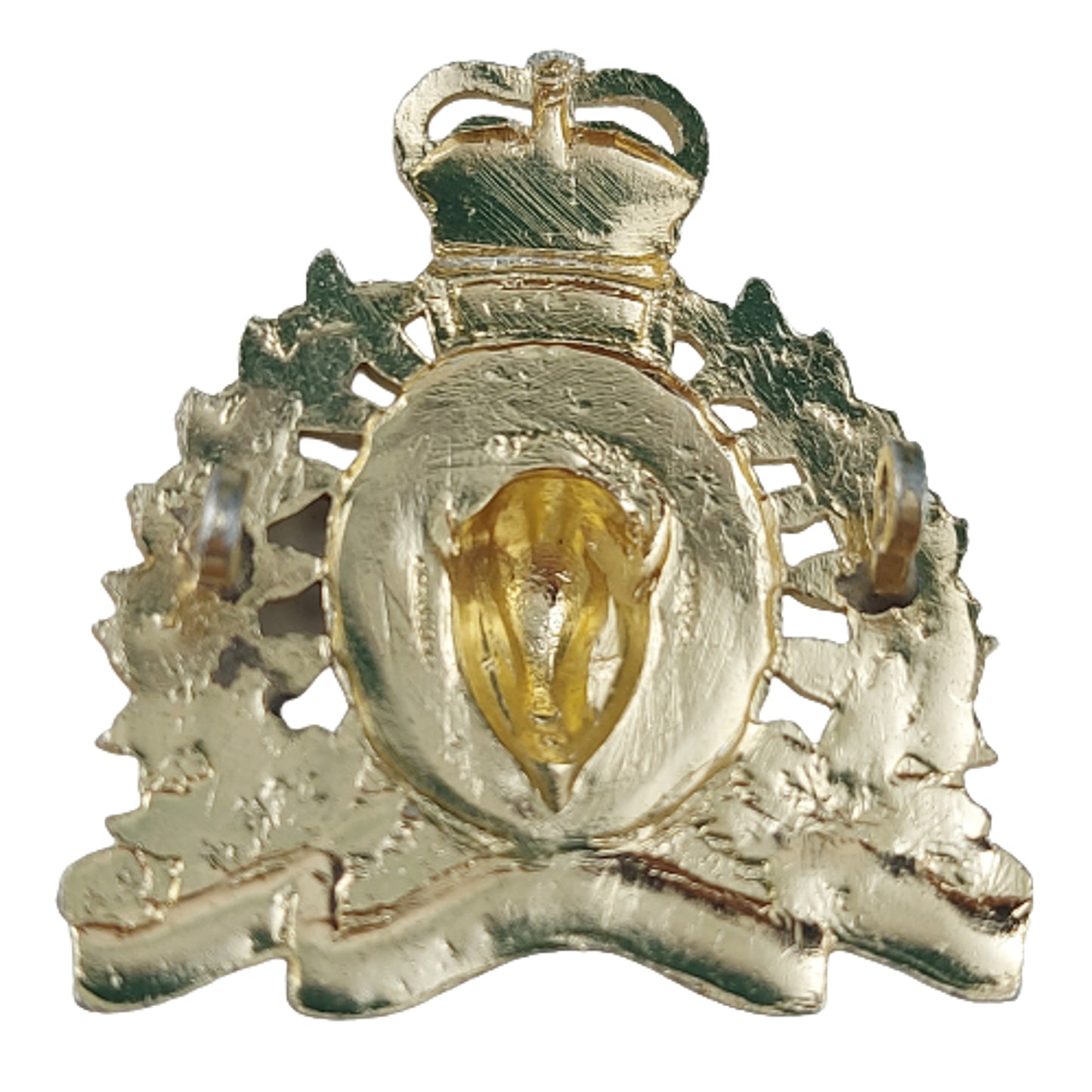 Royal Canadian Mounted Police RCMP Stay Brite Cap Badge