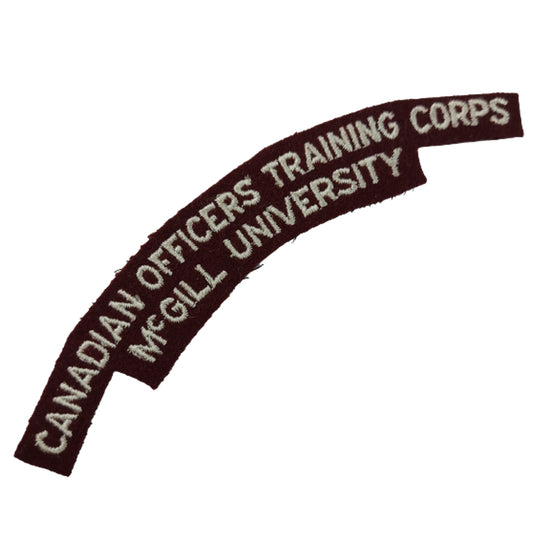 COTC McGill University Cloth Shoulder Title