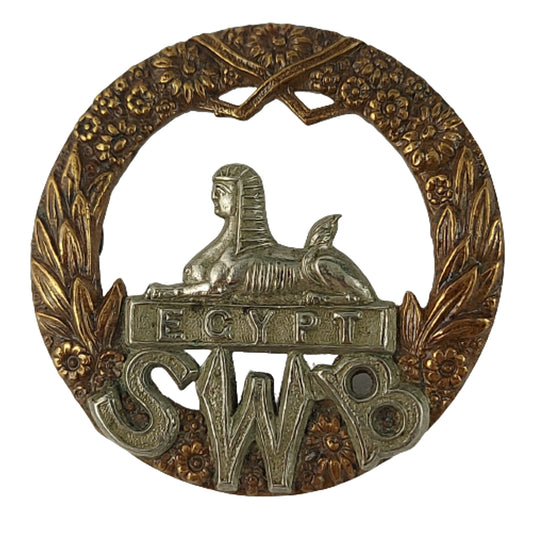 WW2 British SWB South Wales Borderers Cap Badge