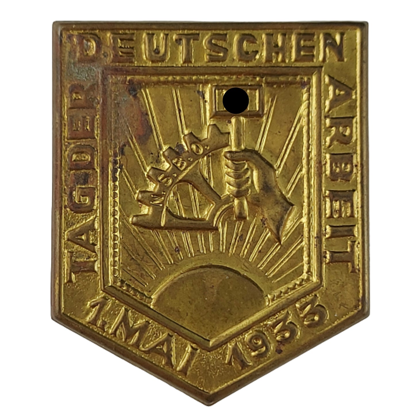 WW2 German NSBO Tag Der Arbeit May 1 1933  Badge