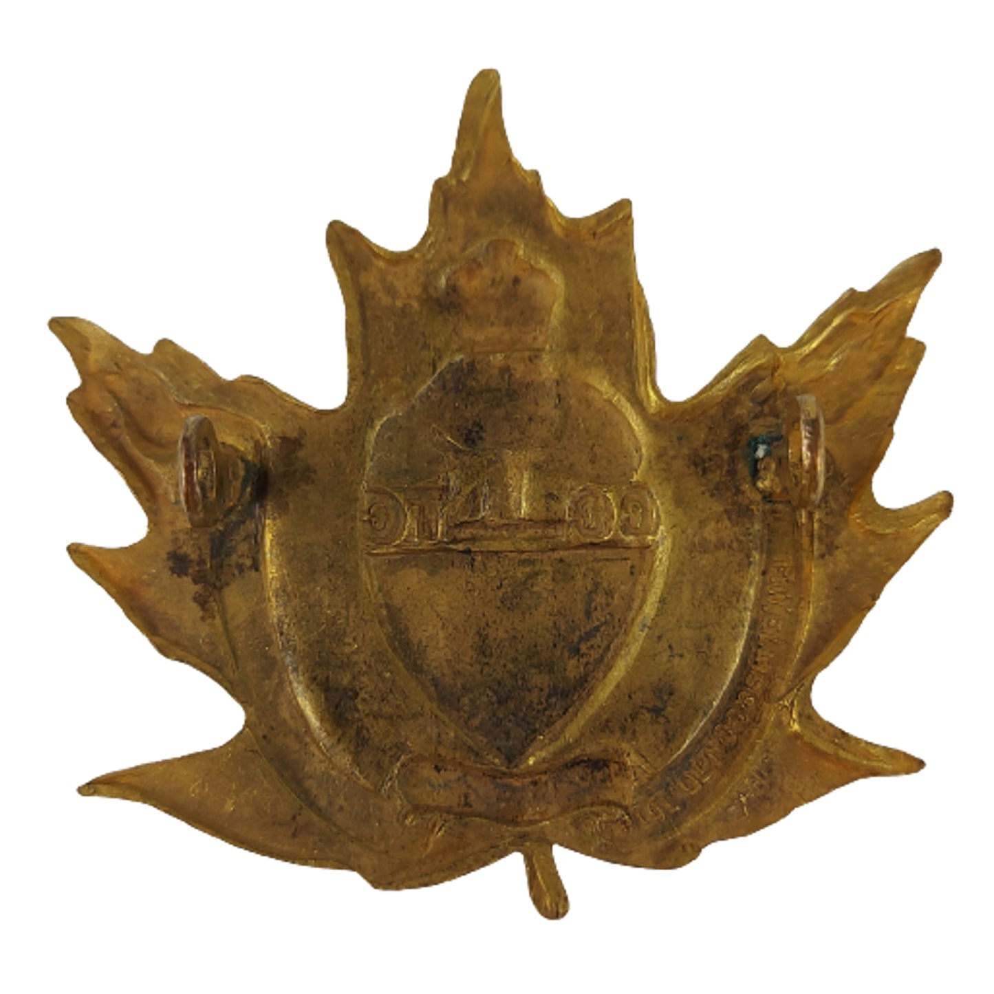 WW1 Canadian University Of Toronto Overseas Cap Badge - Ellis 1918