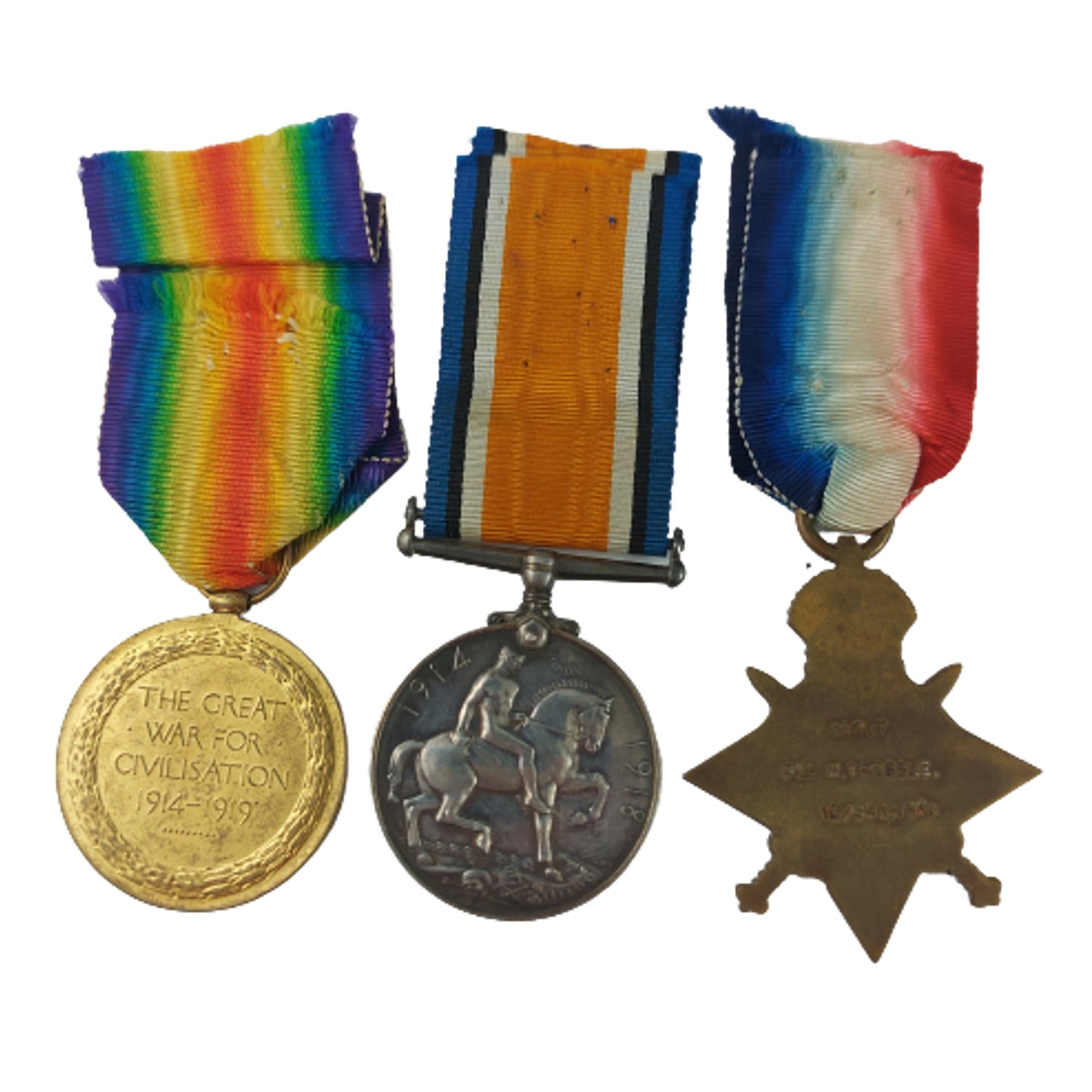 WW1 Canadian Medal Trio - 10th Battalion Calgary Alberta