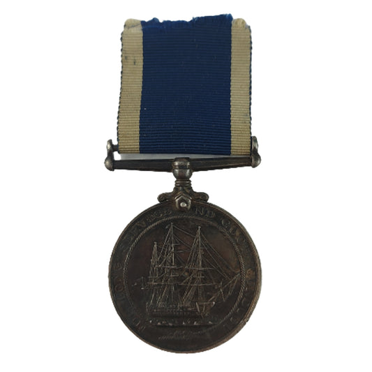 WW1 RN British Royal Navy Long Service Medal - HMS Pembrooke