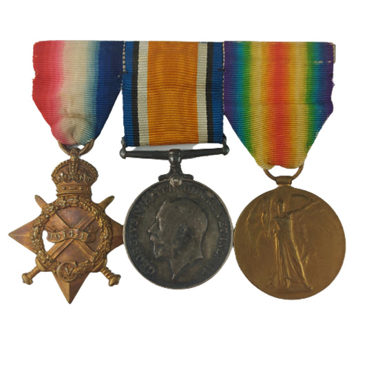 WW1 British Medal Trio - Royal Highlanders