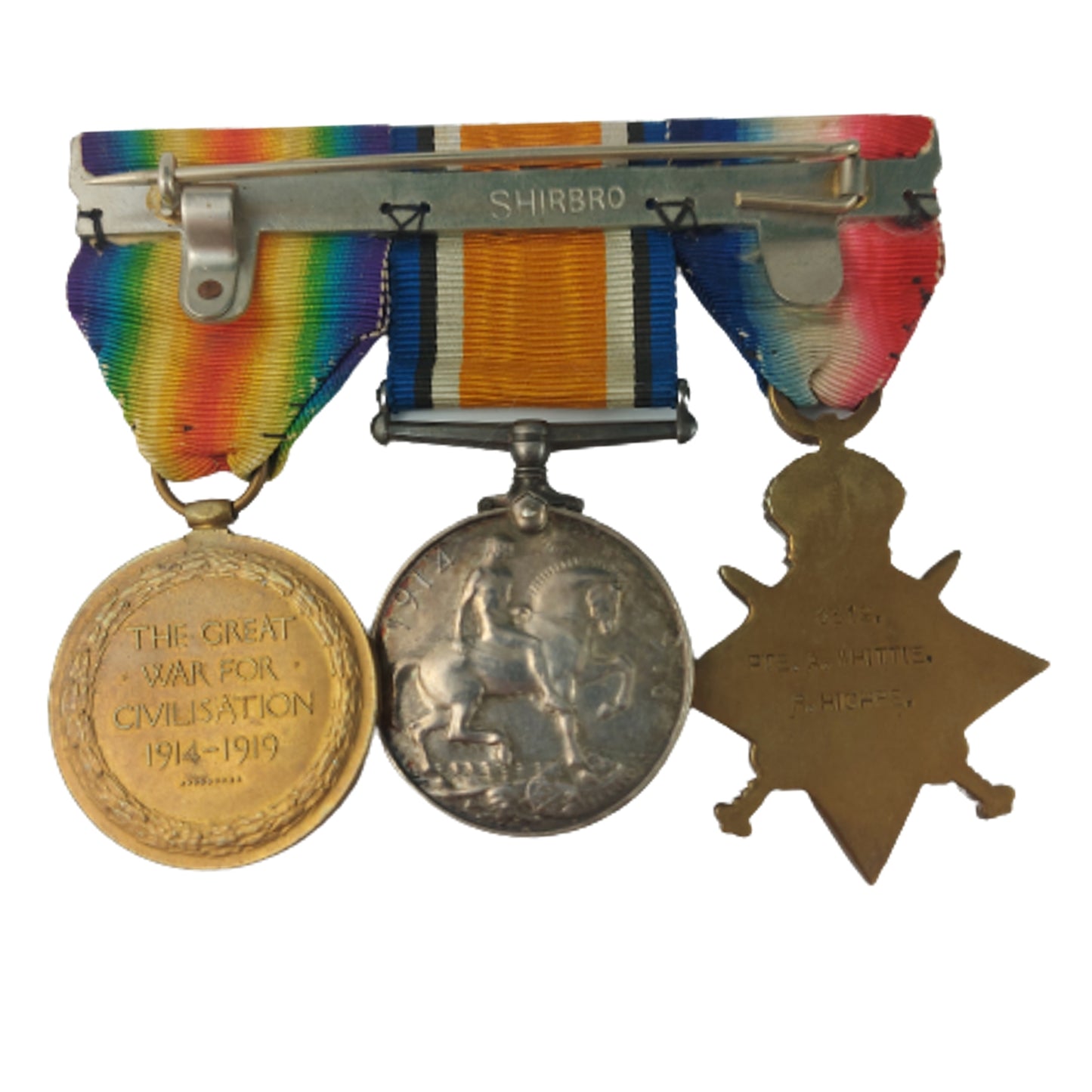 WW1 British Medal Trio - Royal Highlanders