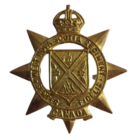 WW2 Canadian West Nova Scotia Regiment Cap Badge